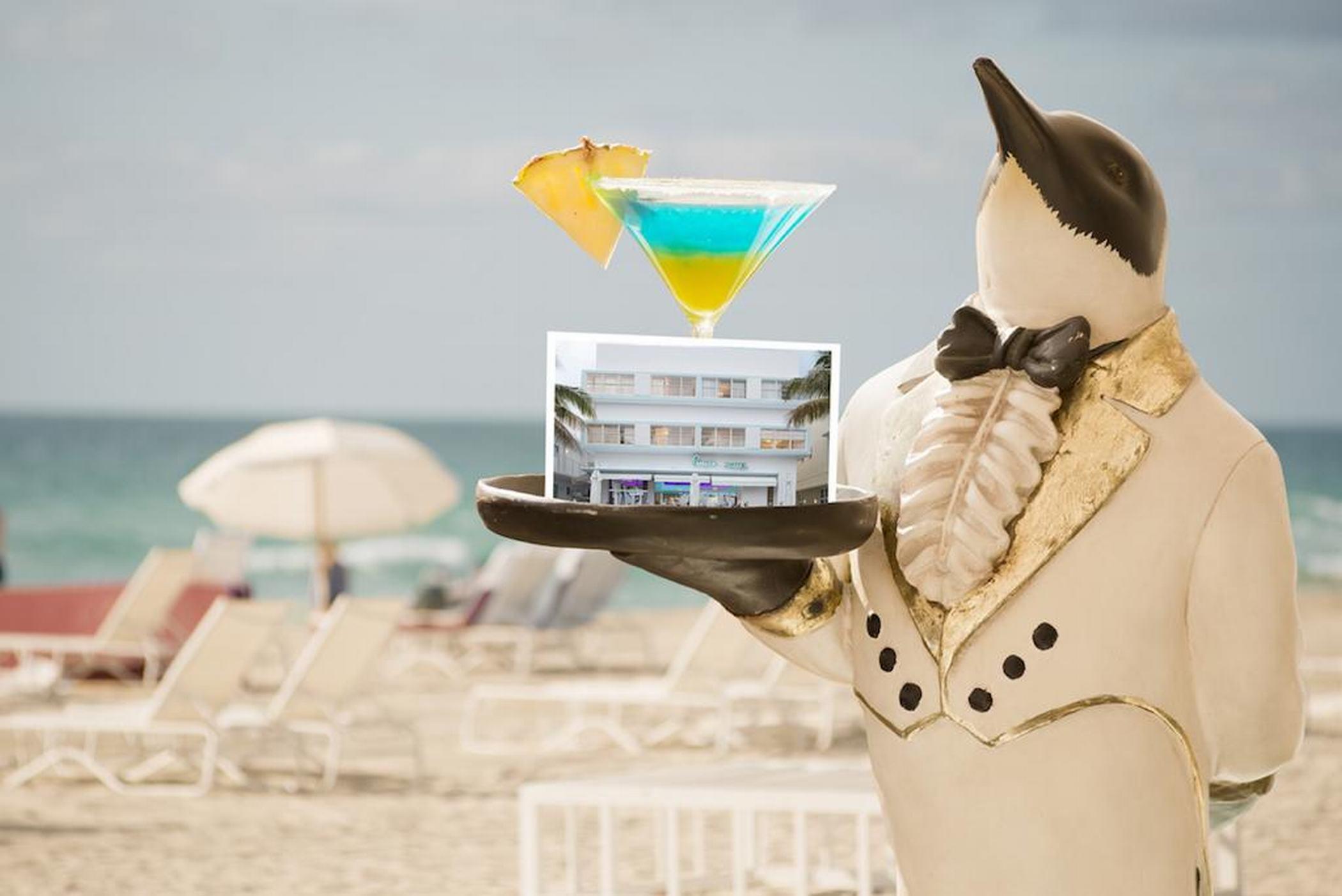 Penguin Hotel Маями Бийч Екстериор снимка